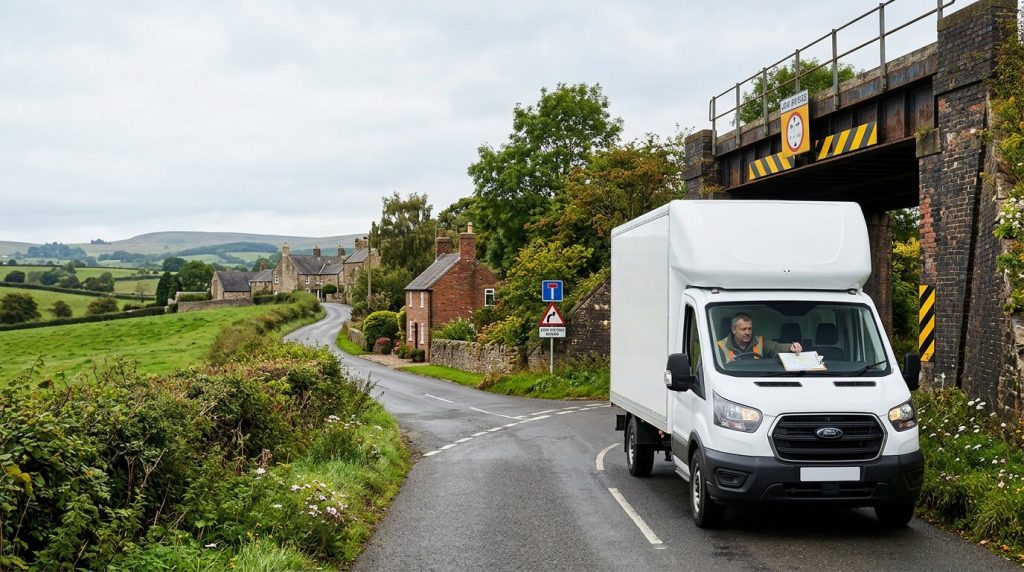 Routing a Hired Van Around the East Midlands Start With the Height, Not the Postcode